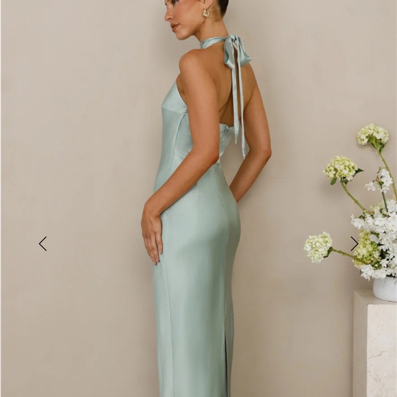 Hello Molly Mint Backless Dress - Picture 2 of 14